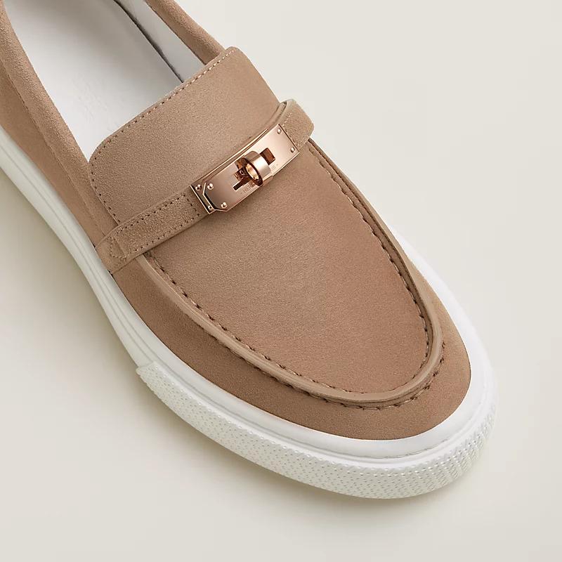 Giày Hermes Game Slip-On Sneaker Nữ Be